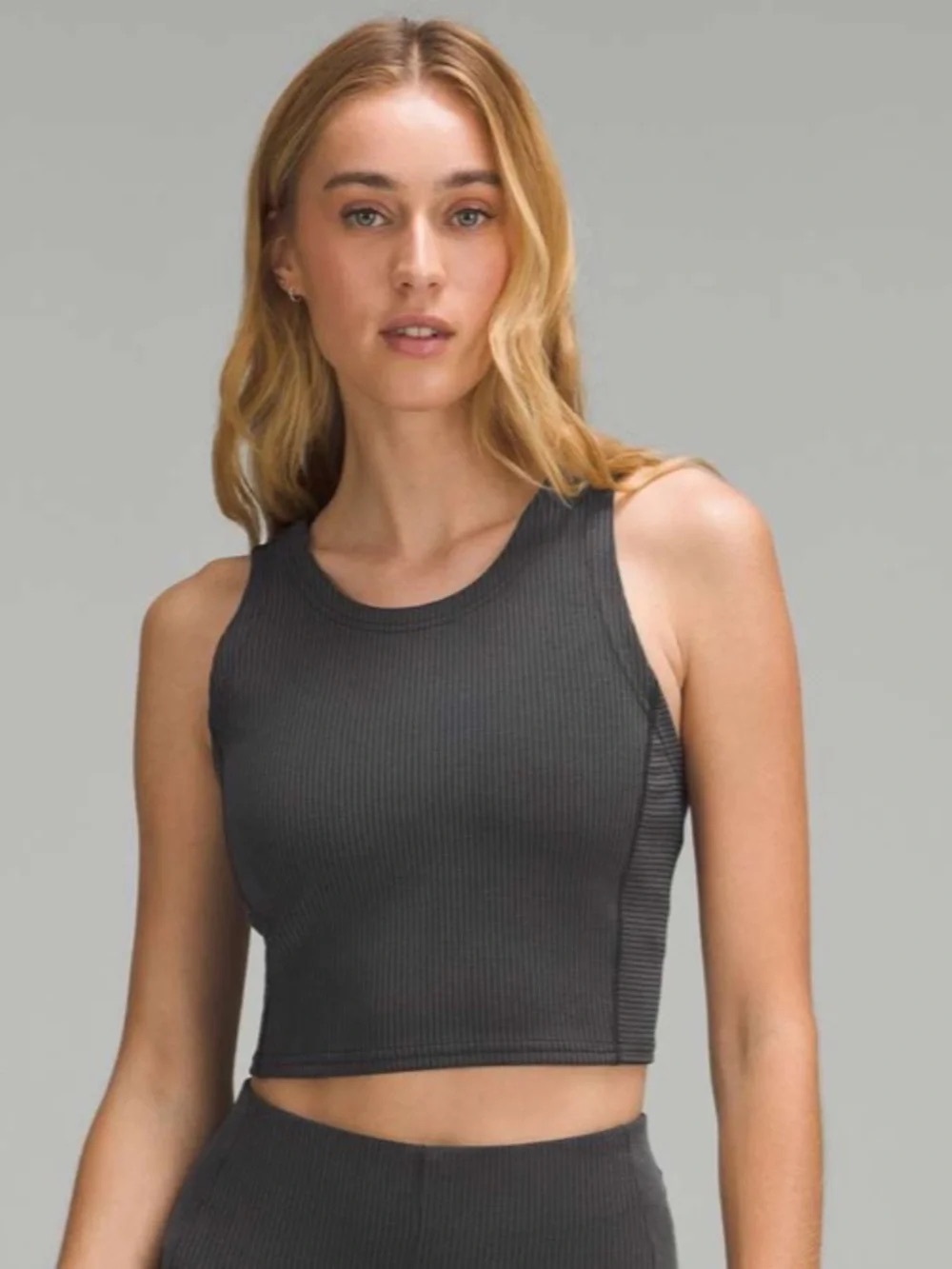 Lululemon Ribbed Softstreme Cropped Tank Top 0
